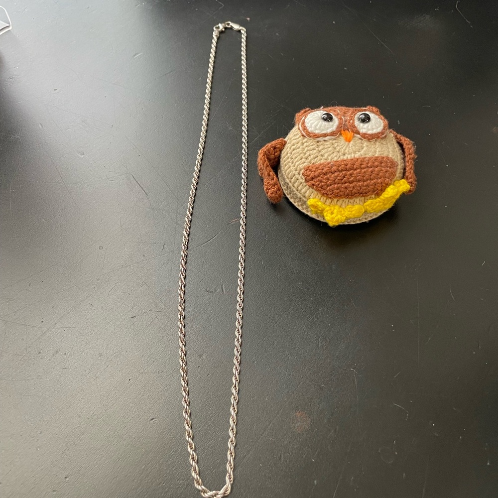 20 inch sterling silver rope chain